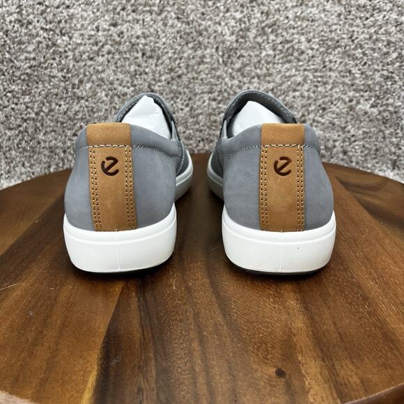 Ecco Soft 7 Perf Slip-on 2.0 Leather Men's UK 40 / US 6-6.5 Sneaker Shoes Gray - Picture 6 of 12